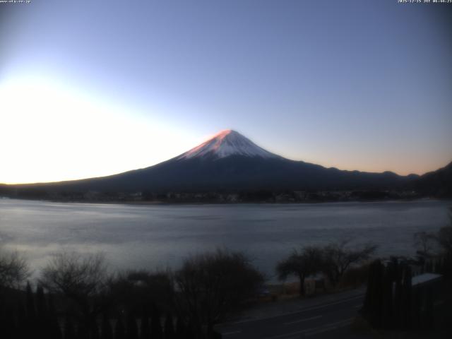 河口湖からの富士山