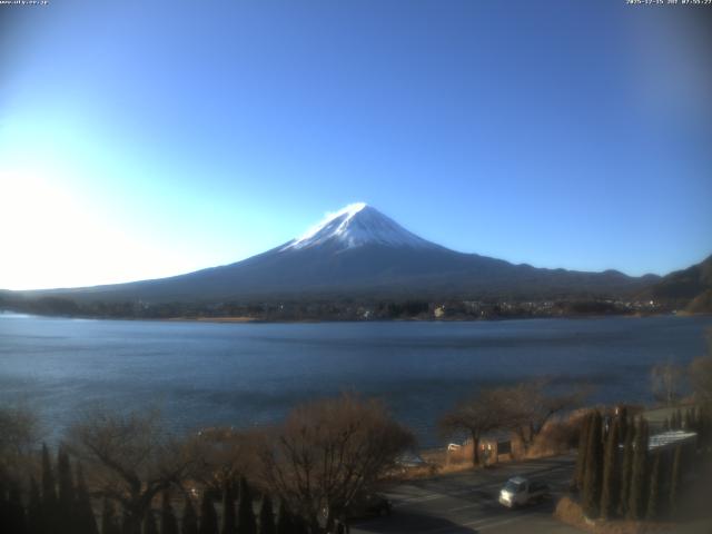 河口湖からの富士山