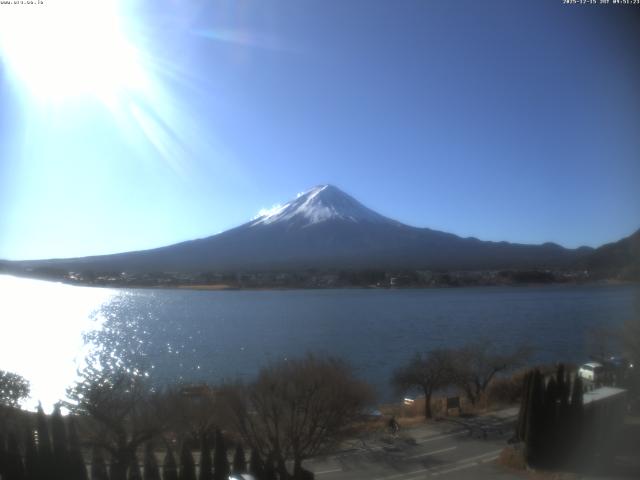 河口湖からの富士山