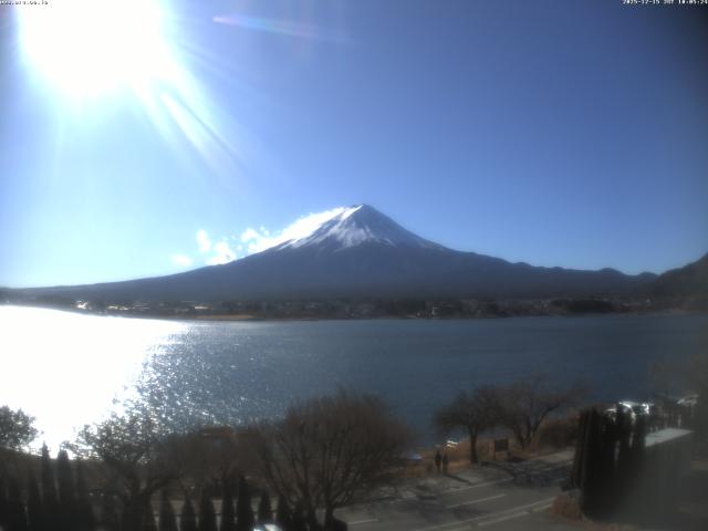河口湖からの富士山