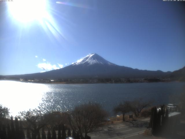 河口湖からの富士山