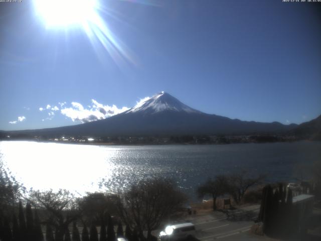 河口湖からの富士山