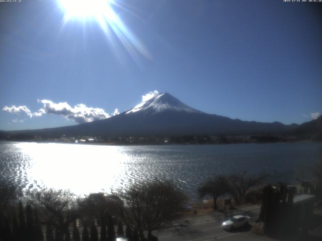 河口湖からの富士山