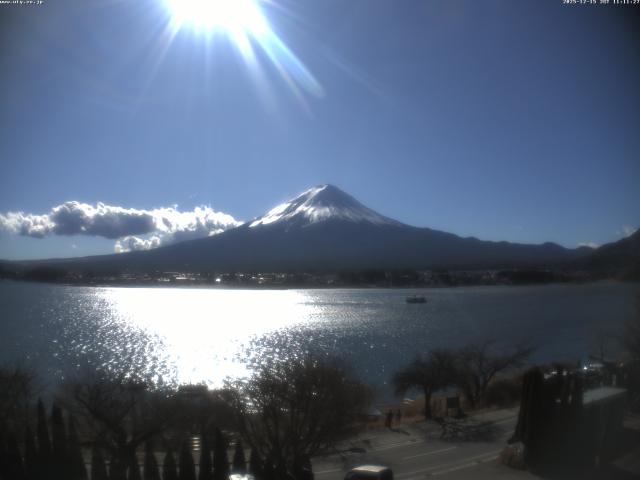 河口湖からの富士山