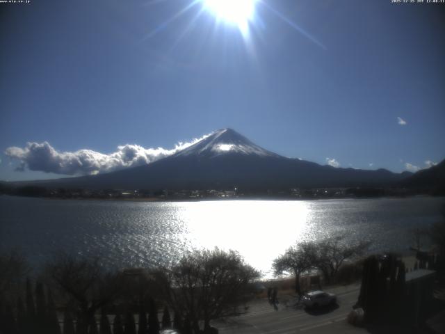 河口湖からの富士山