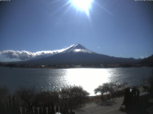 河口湖からの富士山