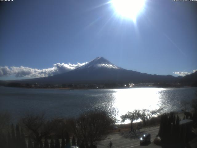 河口湖からの富士山