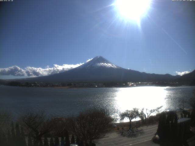 河口湖からの富士山
