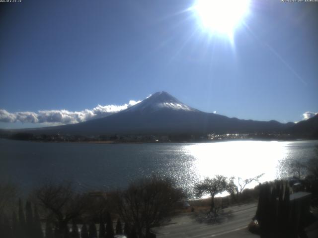 河口湖からの富士山