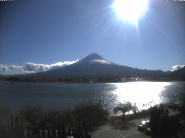 河口湖からの富士山