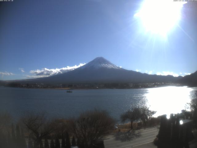 河口湖からの富士山