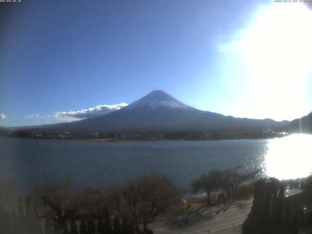 河口湖からの富士山
