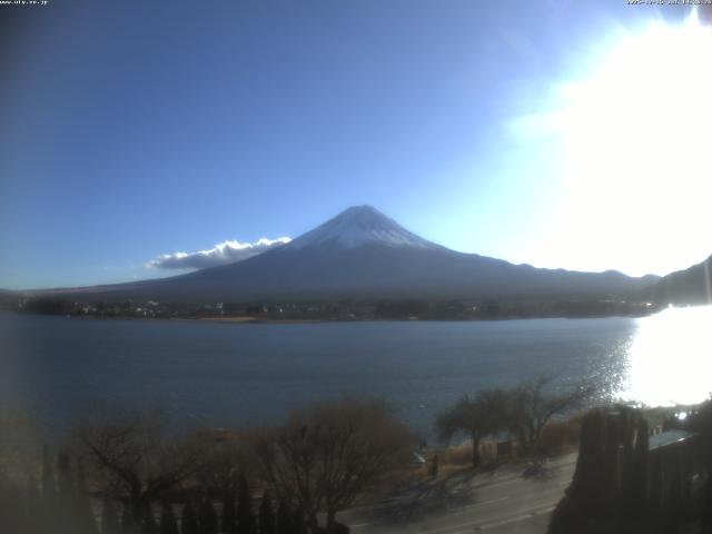 河口湖からの富士山