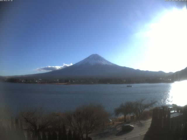河口湖からの富士山