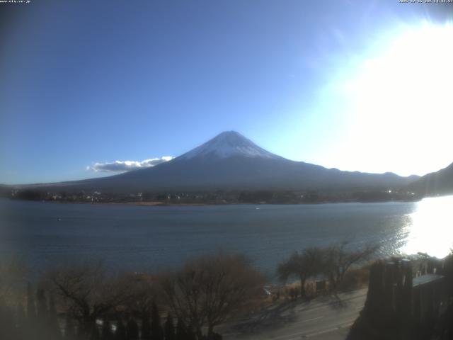 河口湖からの富士山