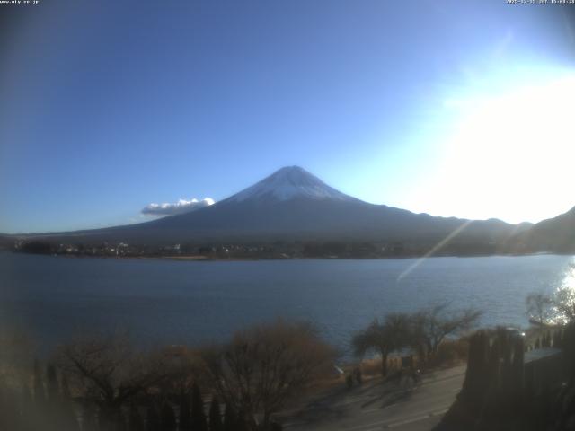 河口湖からの富士山