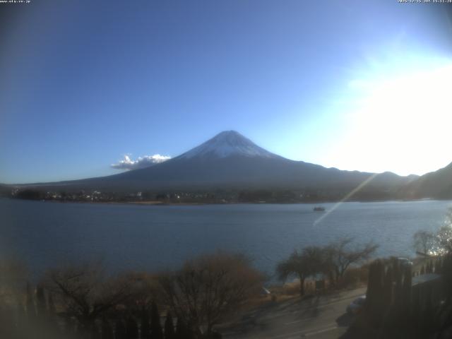 河口湖からの富士山