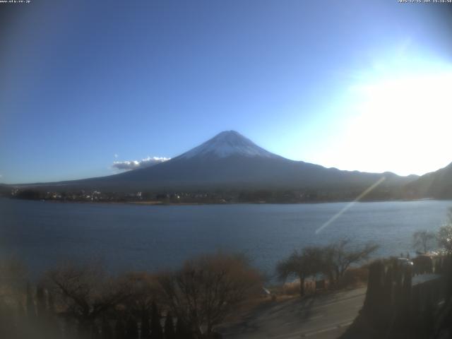 河口湖からの富士山