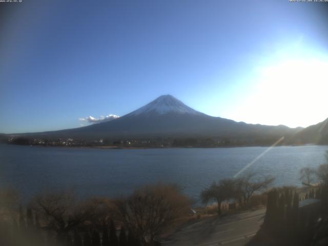 河口湖からの富士山