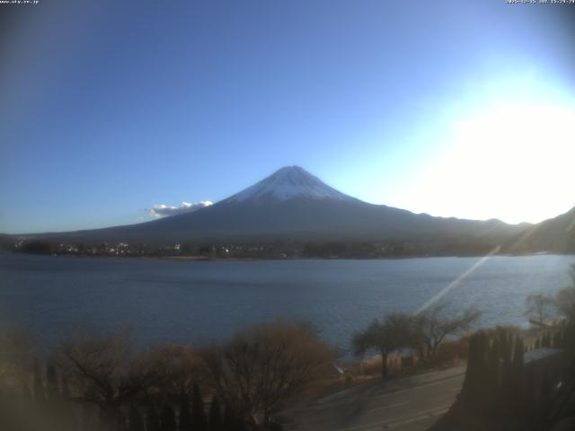 河口湖からの富士山