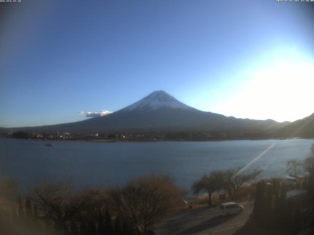 河口湖からの富士山