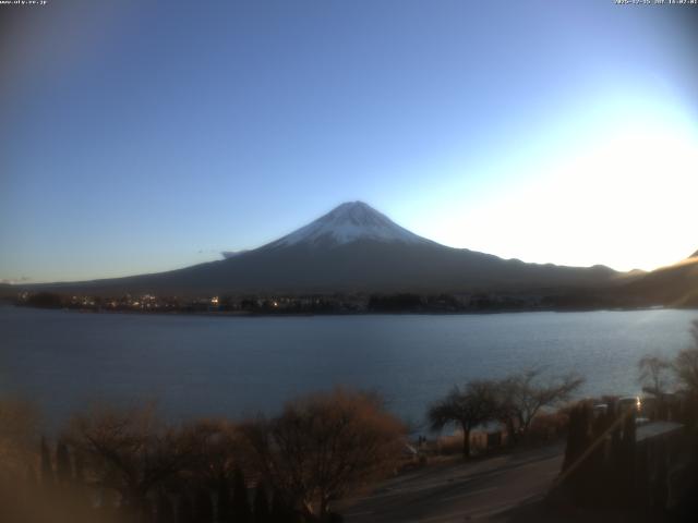 河口湖からの富士山