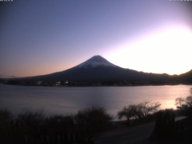 河口湖からの富士山