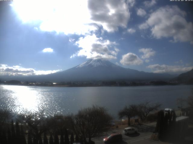 河口湖からの富士山