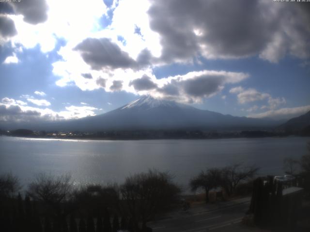 河口湖からの富士山