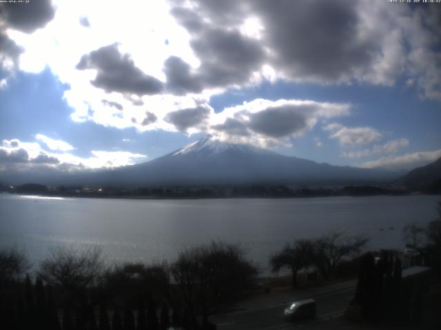河口湖からの富士山