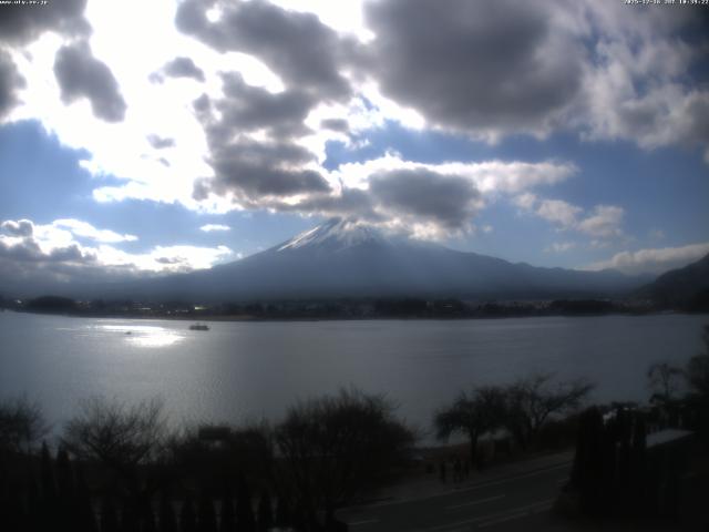 河口湖からの富士山