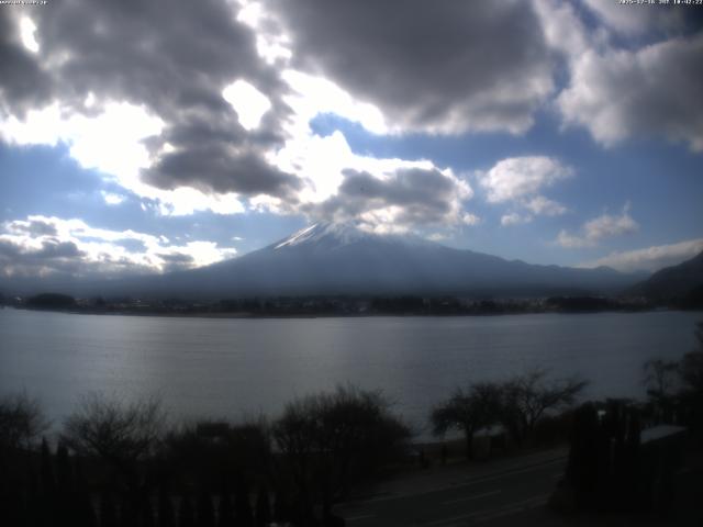 河口湖からの富士山
