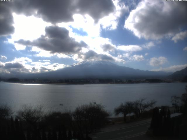 河口湖からの富士山