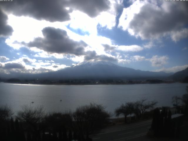 河口湖からの富士山