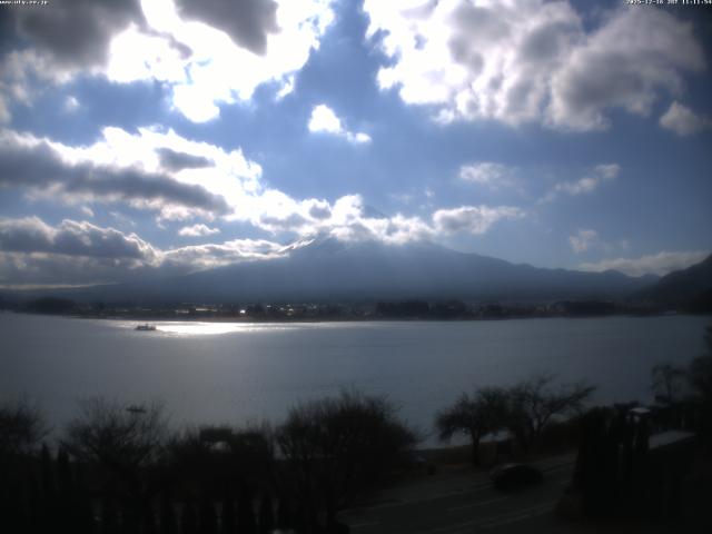 河口湖からの富士山