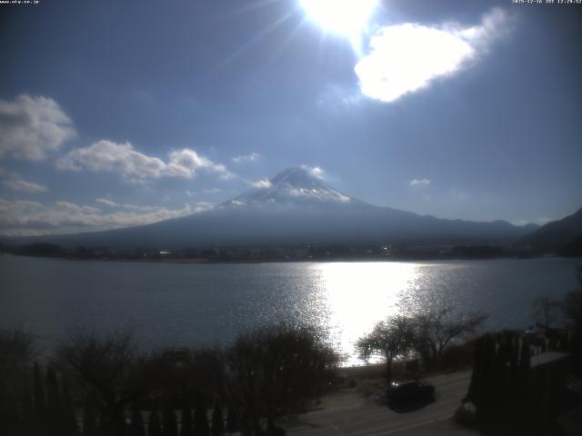 河口湖からの富士山