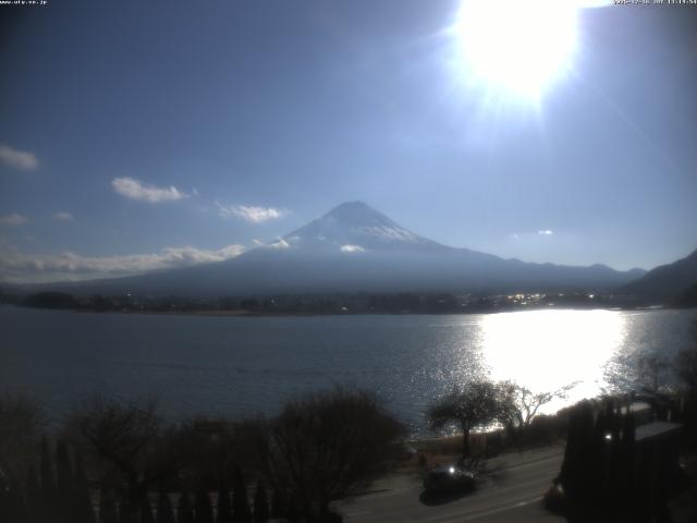 河口湖からの富士山