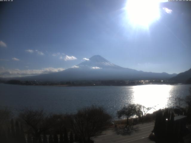 河口湖からの富士山