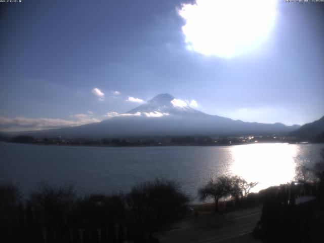 河口湖からの富士山