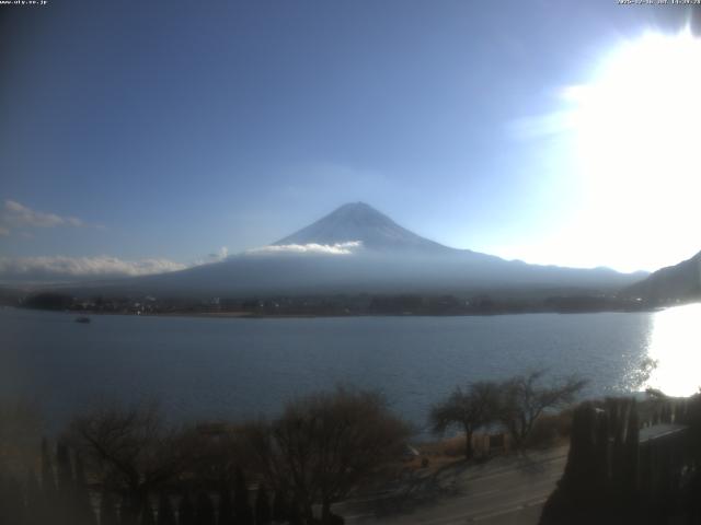 河口湖からの富士山