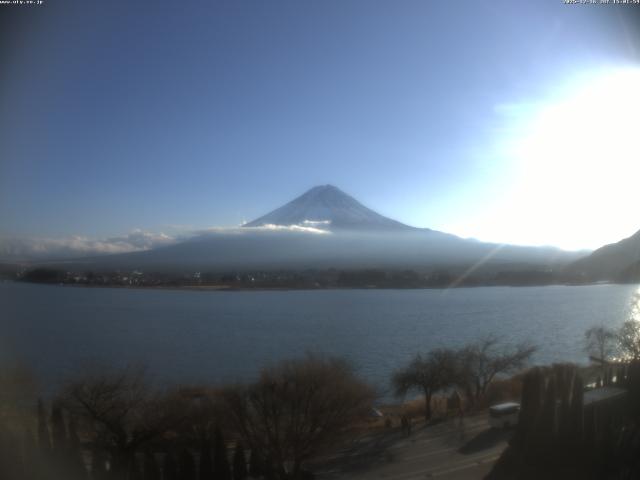 河口湖からの富士山
