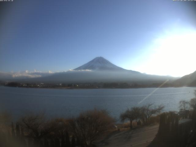 河口湖からの富士山
