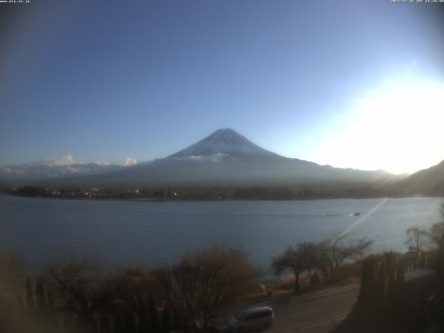 河口湖からの富士山