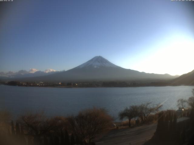 河口湖からの富士山