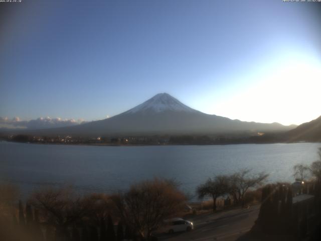 河口湖からの富士山