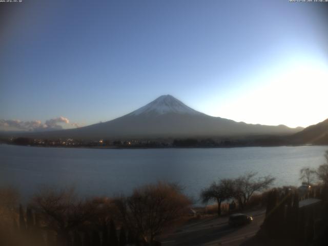 河口湖からの富士山