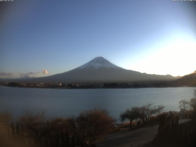 河口湖からの富士山