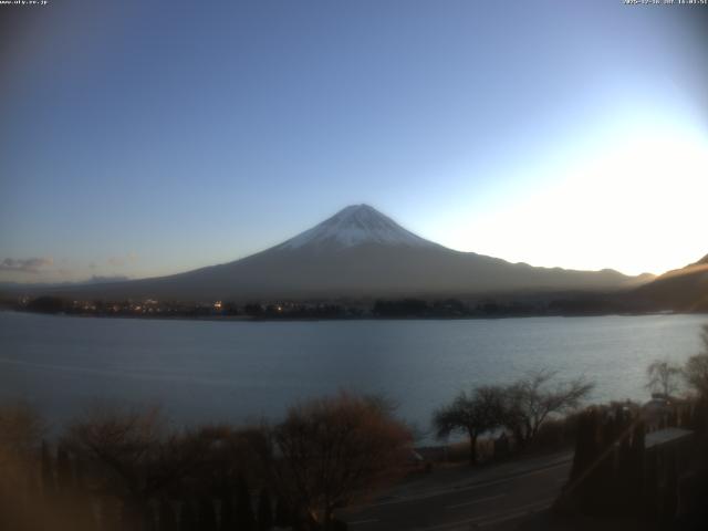 河口湖からの富士山