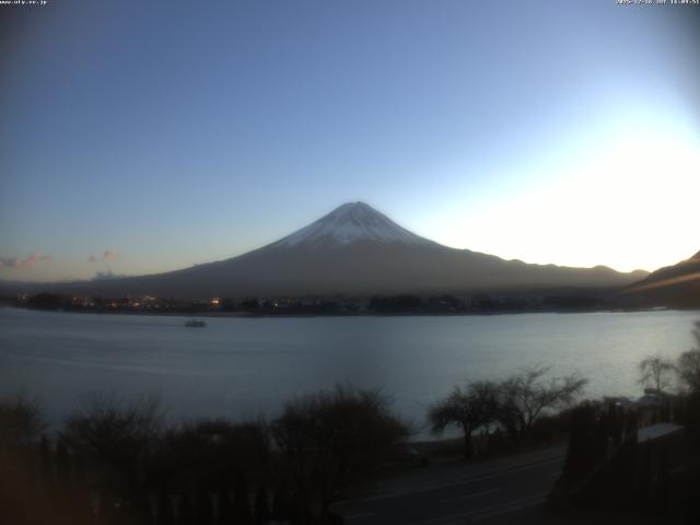 河口湖からの富士山