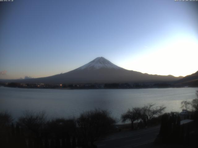 河口湖からの富士山